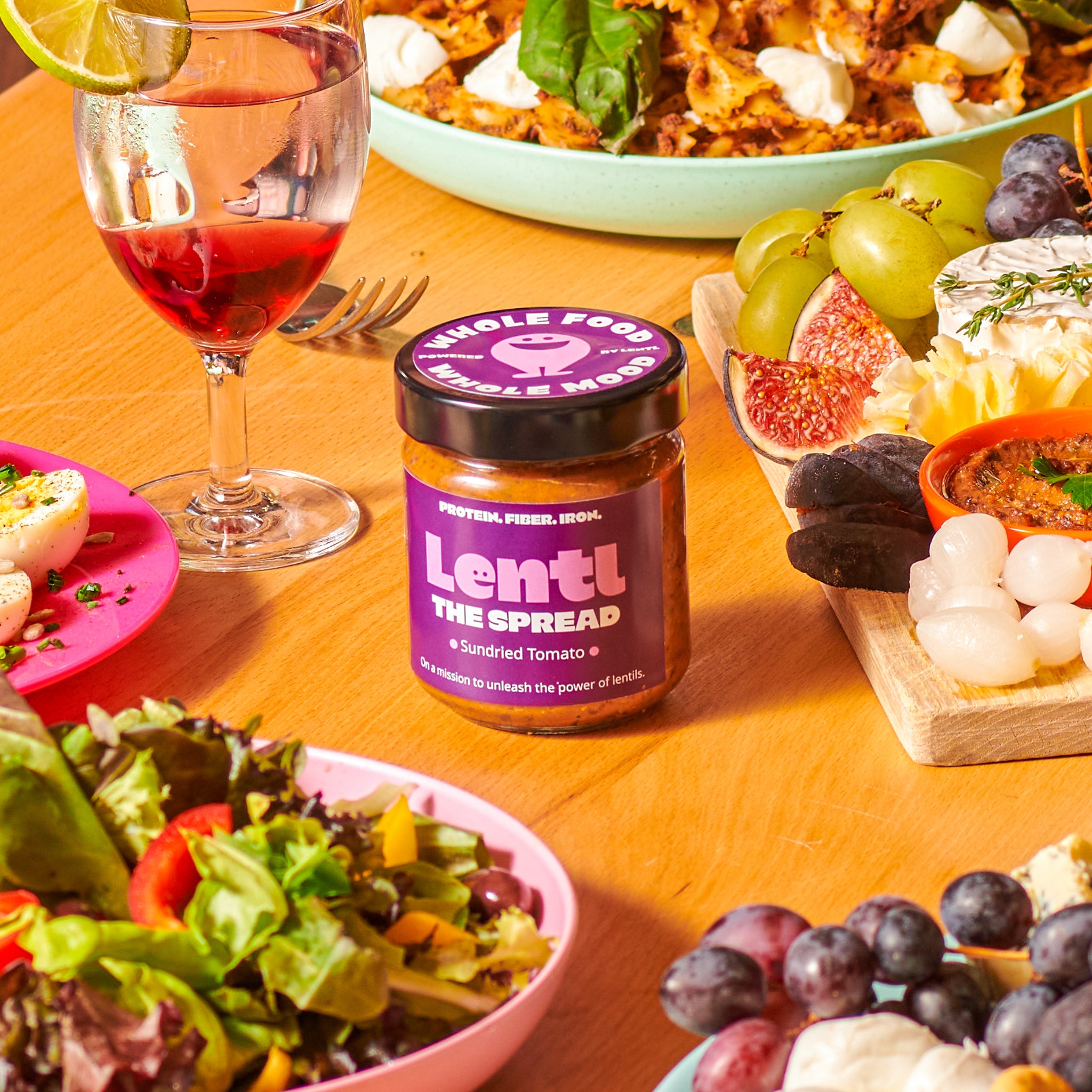 Linsenaufstrich – sonnengetrocknete Tomaten